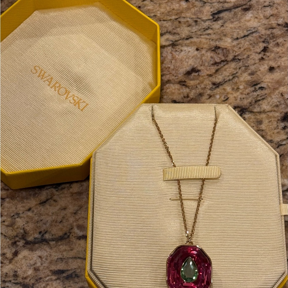 Swarovski - Chroma Crystal Pendant Necklace - Picture 2 of 8